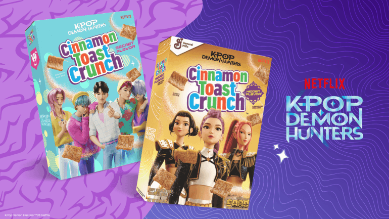 KPop Demon Hunters poster with CTC products